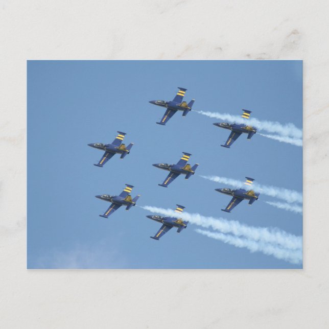 Breitling Air Squadron auf der Flugmesse Postkarte (Vorderseite)