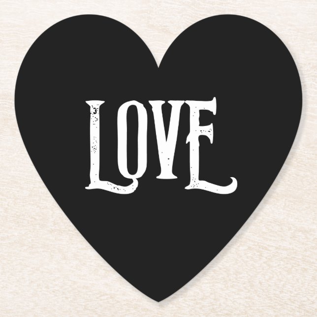 BREITPAPIER UNTERSETZER LIEBE (Vorderseite)