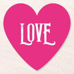 BREITPAPIER UNTERSETZER LIEBE