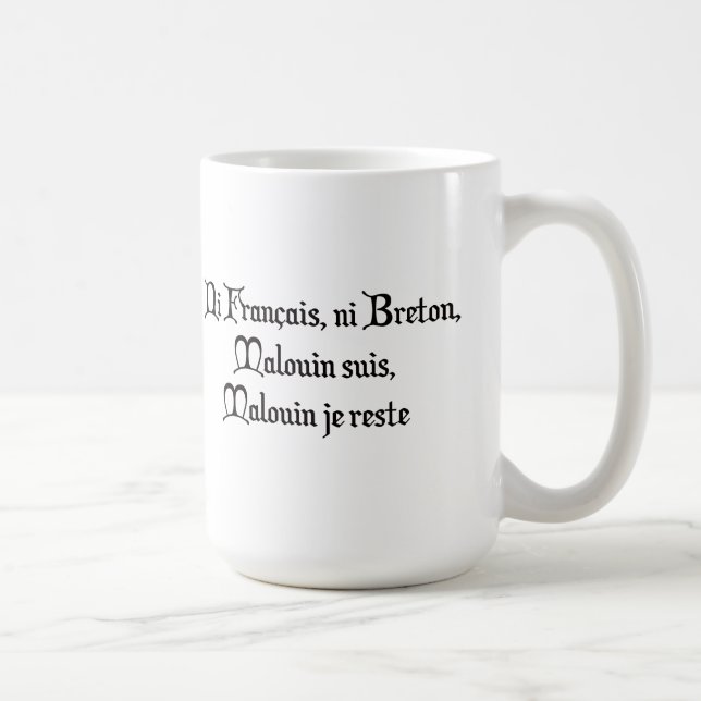 BREIZH BRETAGNE GROSSBRITANNIEN malouin Kaffeetasse (Rechts)