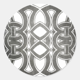 Breizh celtic runder aufkleber
