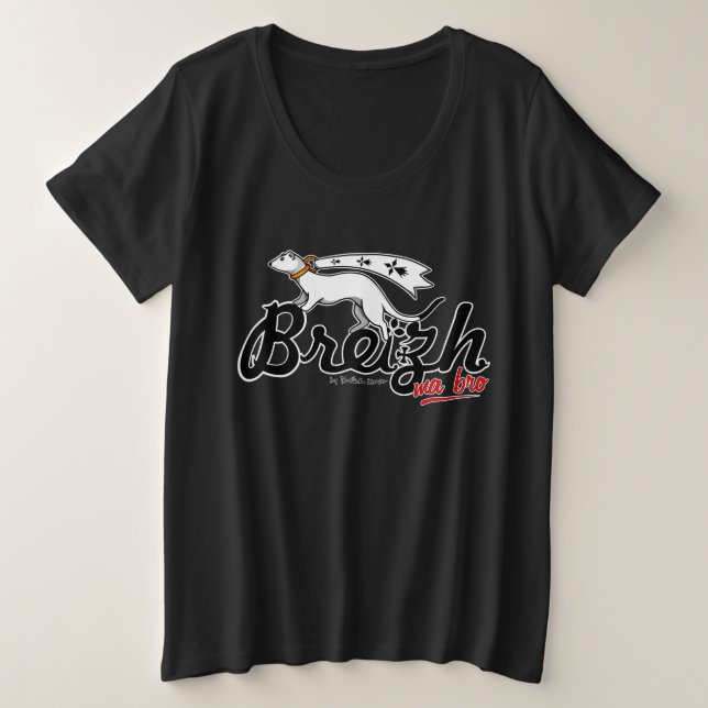 Breizh ma bro große größe T-Shirt (Design vorne)