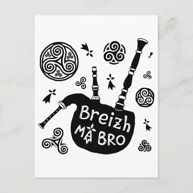 Breizh MA Bro Postkarte (Vorderseite)