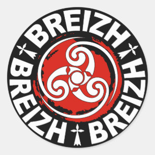 Breizh Runder Aufkleber