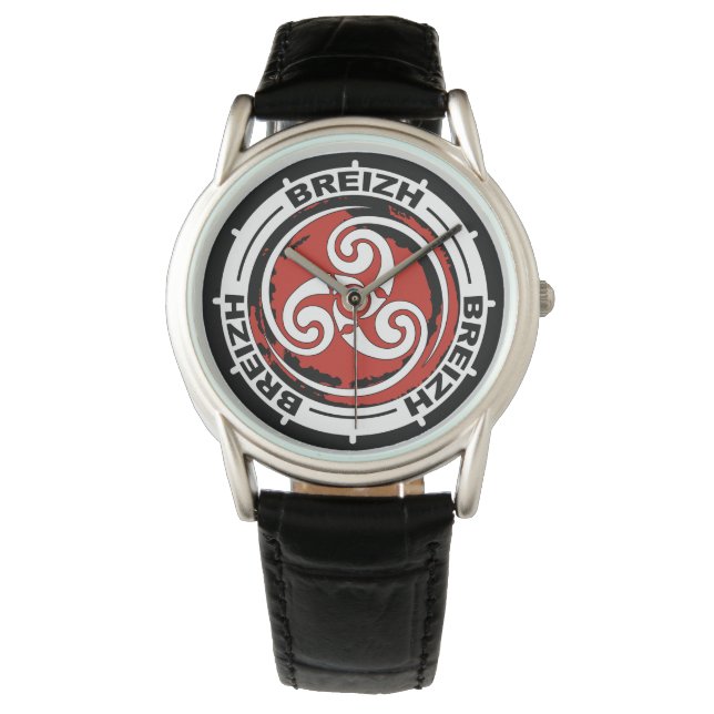 Breizh Triskel Armbanduhr (Vorderseite)