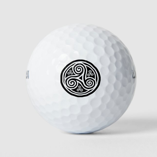 Breizh triskele golfball (Vorderseite)