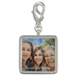 Breloque de bracelet Bijou Bonne Fête Maman