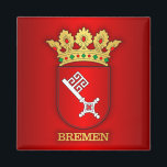Bremen COA Magnet<br><div class="desc">Bremer Wappen</div>