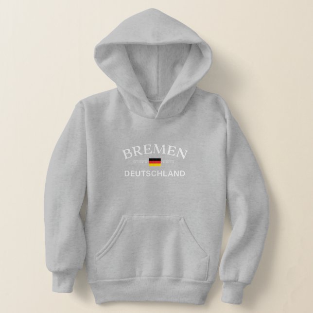 Bremen Deutschland koordiniert deutsche Kinder Hoodie (Ablage )