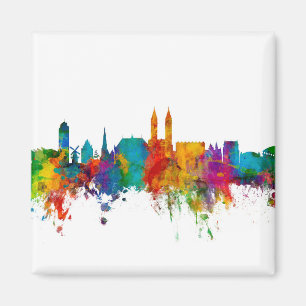 Bremen Germany Skyline Magnet