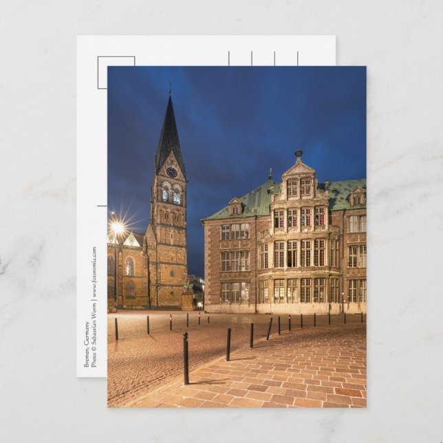 Bremen Postkarte (Vorne/Hinten)