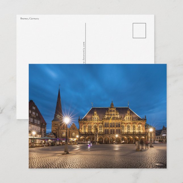 Bremen Postkarte (Vorne/Hinten)