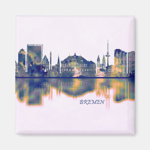 Bremen Skyline Magnet