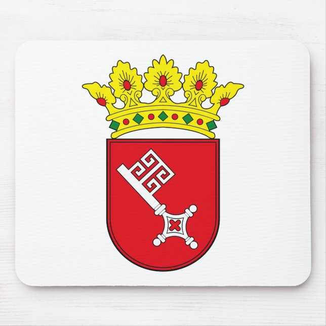 Bremen-Wappen Mousepad (Vorne)