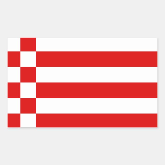 Bremer Rechteckaufkleber Rechteckiger Aufkleber (Vorderseite)
