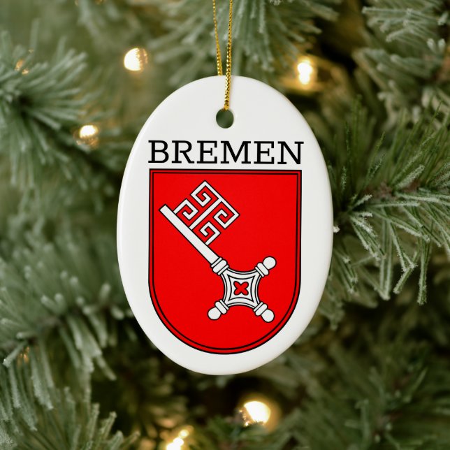 Bremer Wappen Keramik Ornament (Baum)