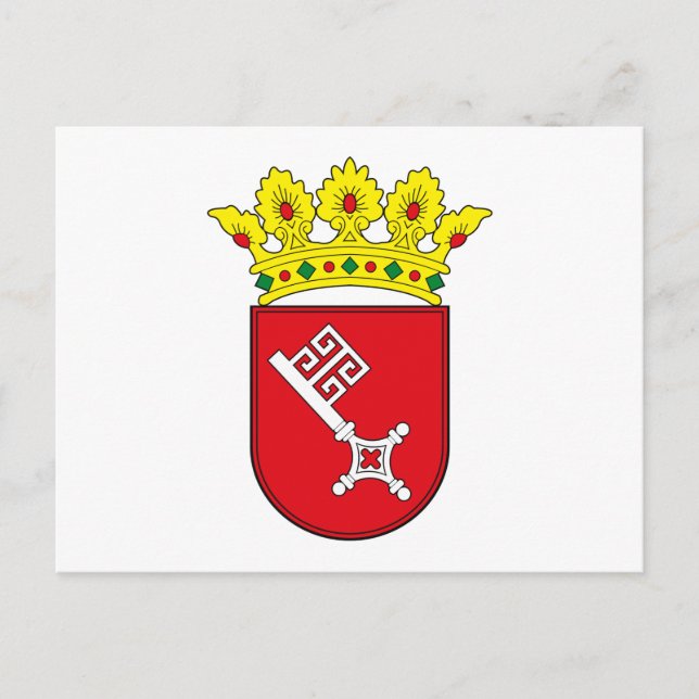 Bremer Wappen Postkarte (Vorderseite)