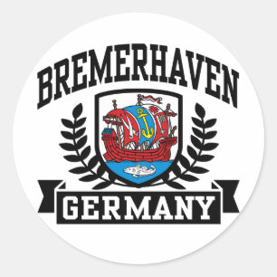 Bremerhaven Deutschland Runder Aufkleber