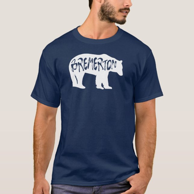 Bremerton Washington Bear T-Shirt (Vorderseite)