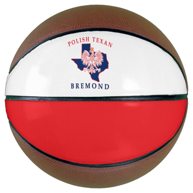 Bremond Polnisch Texan Basketball (Vorderseite)