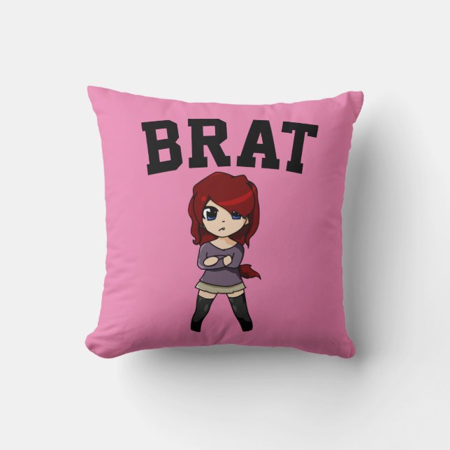 BREMSGIRLFRIEND-FUNNY DURCHGEFÜHRT EHEFRAU PILLOW KISSEN (Vorderseite)