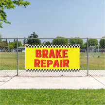 Bremsreparatur Automobilgeschäft Weiß große