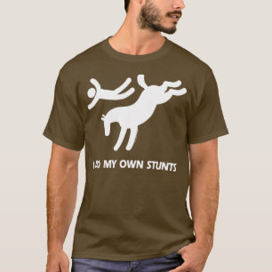 Bremsungen - lustiges sträubendes Pferd T-Shirt