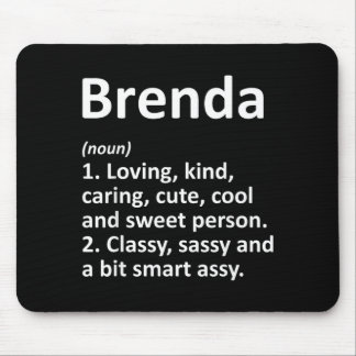 Brenda Definition Personalisierter Name Lustiger G Mousepad