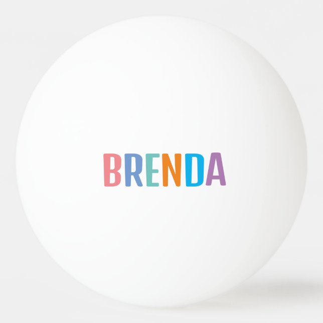 Brenda Tischtennisball (Vorderseite)