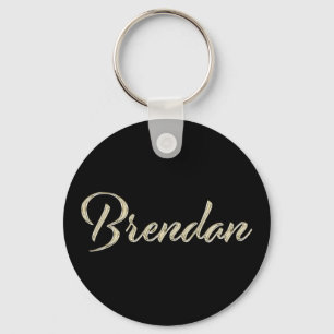 Brendan-Whitegold-Button-Schlüsselger Schlüsselanhänger
