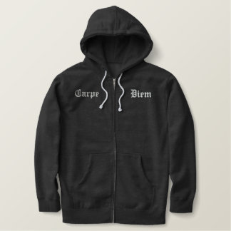 Brendon großer Bruder - Carpe Diem. Bestickter Hoodie
