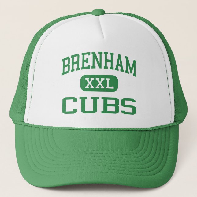 Brenham - CUB - Highschool - Brenham Texas Truckerkappe (Vorderseite)