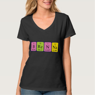 Brenna Namen-Shirt periodischer Tabelle T-Shirt