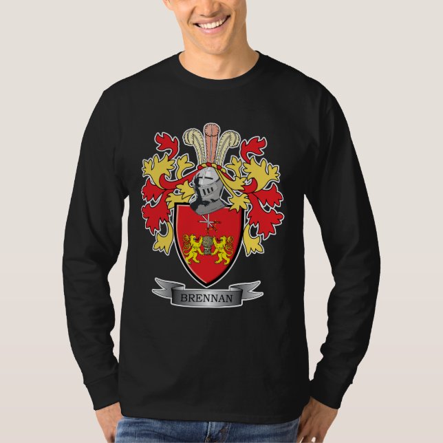 Brennan Familienwappen-Wappen T-Shirt (Vorderseite)