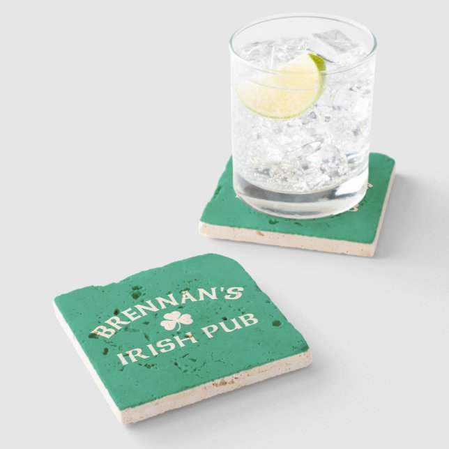 Brennan's Irish Pub Steinuntersetzer (Seitenansicht)