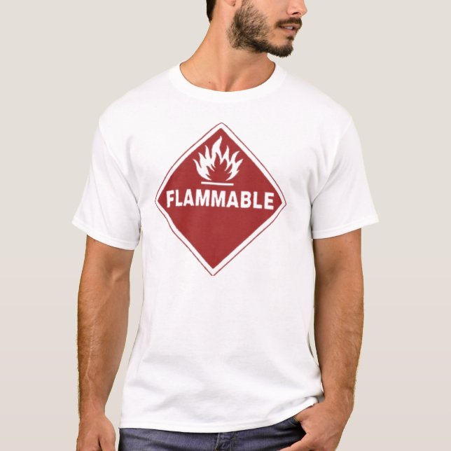 brennbar T-Shirt (Vorderseite)
