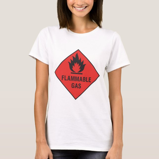 Brennbares Gas - Griff sorgfältig T-Shirt (Vorderseite)