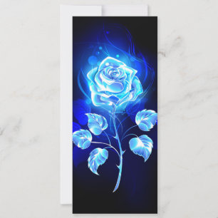Brennen der blauen Rose