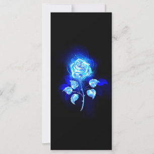 Brennen der blauen Rose
