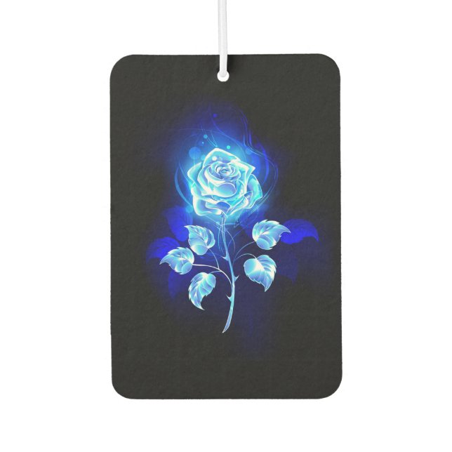 Brennen der blauen Rose Autolufterfrischer (Vorderseite)
