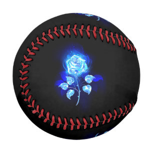 Brennen der blauen Rose Baseball