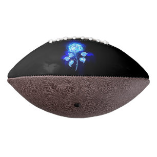 Brennen der blauen Rose Football