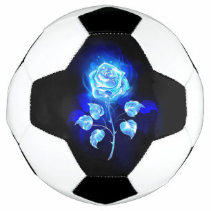 Brennen der blauen Rose Fußball