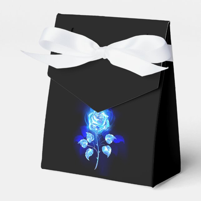 Brennen der blauen Rose Geschenkschachtel (Vorderseite)