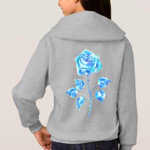 Brennen der blauen Rose Hoodie