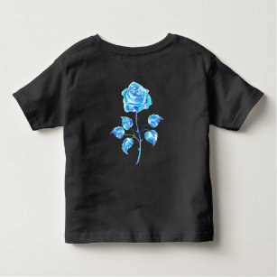 Brennen der blauen Rose Kleinkind T-shirt