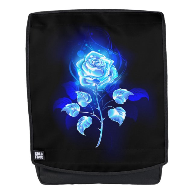 Brennen der blauen Rose Rucksack (Vorderseite)