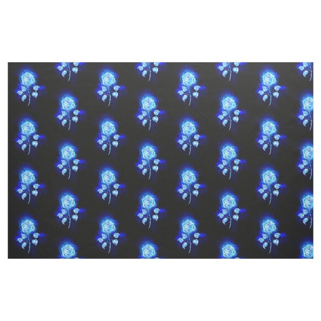 Brennen der blauen Rose Stoff (Fat Quarter (45,7 x 55,9 cm))