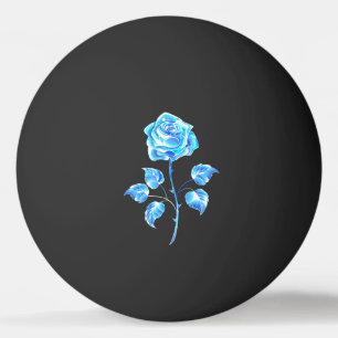 Brennen der blauen Rose Tischtennisball
