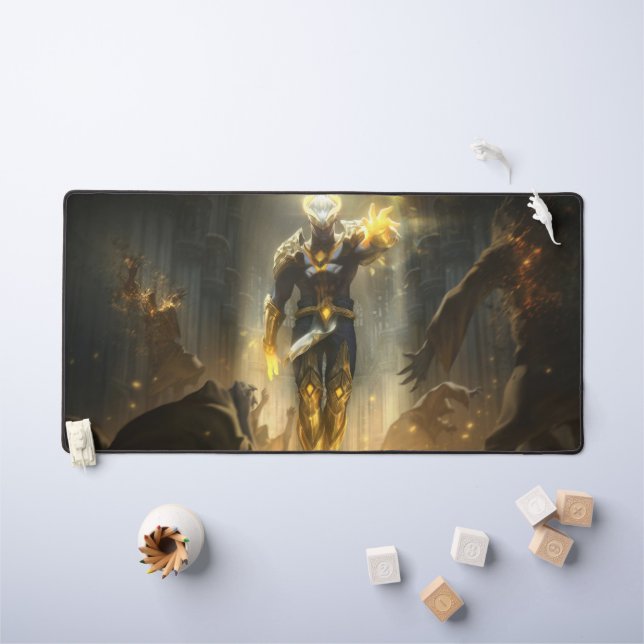 Brennen der Gaming-Desk-Mat | Flammenmousepad Schreibtischunterlage (Kindertisch)